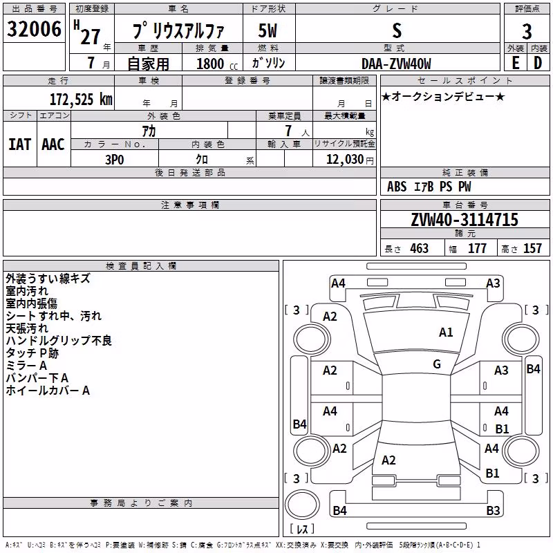 TOYOTA PRIUS ALPHA