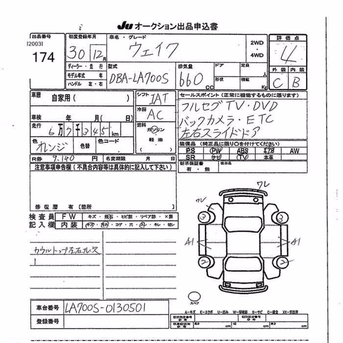 DAIHATSU WAKE