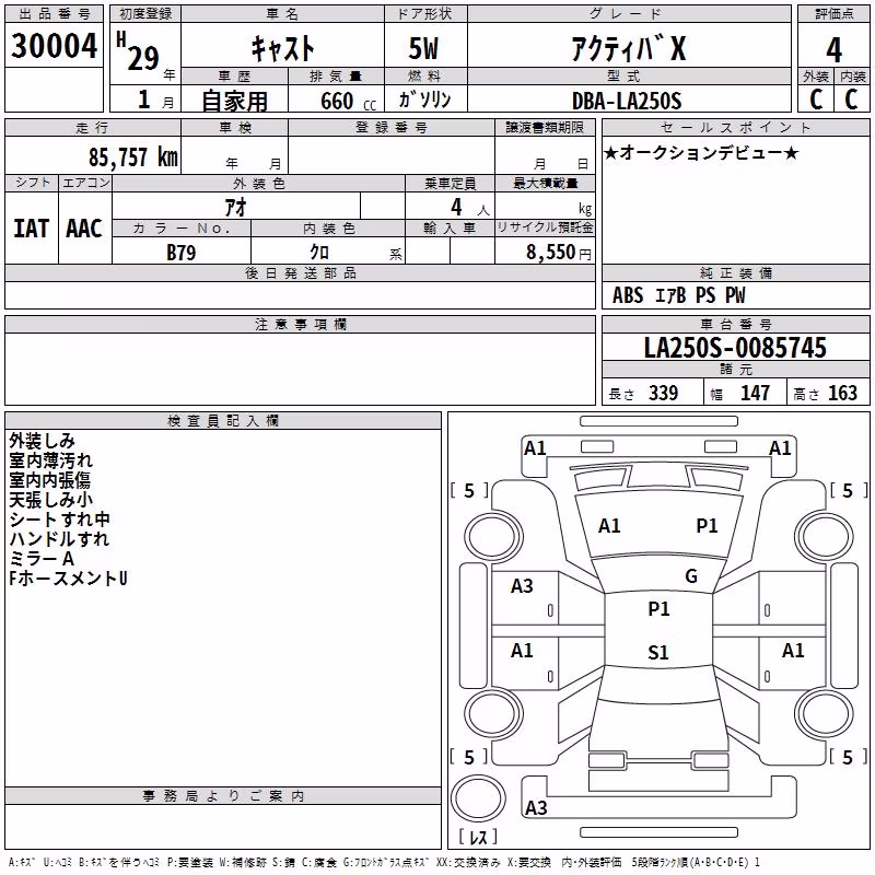 DAIHATSU CAST