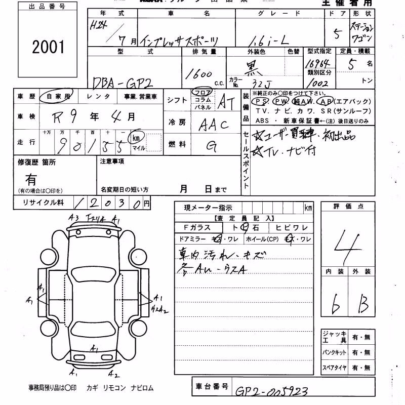 SUBARU IMPREZA