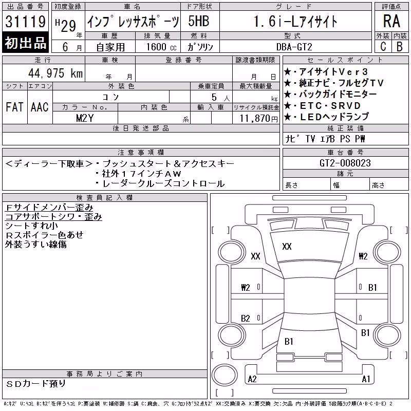 SUBARU IMPREZA