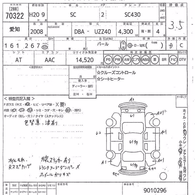 LEXUS SC430