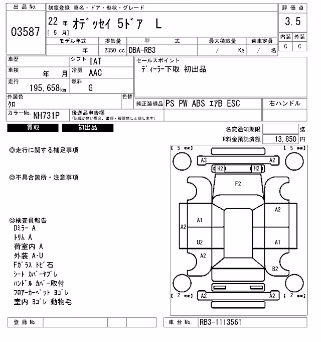 HONDA ODYSSEY