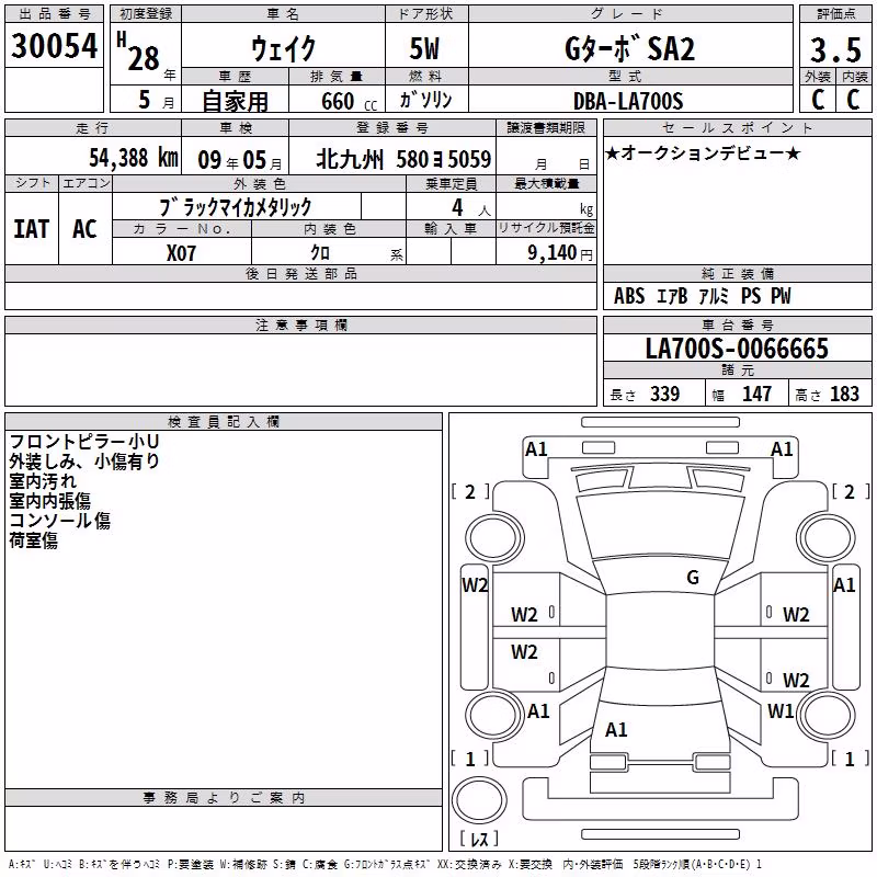 DAIHATSU WAKE