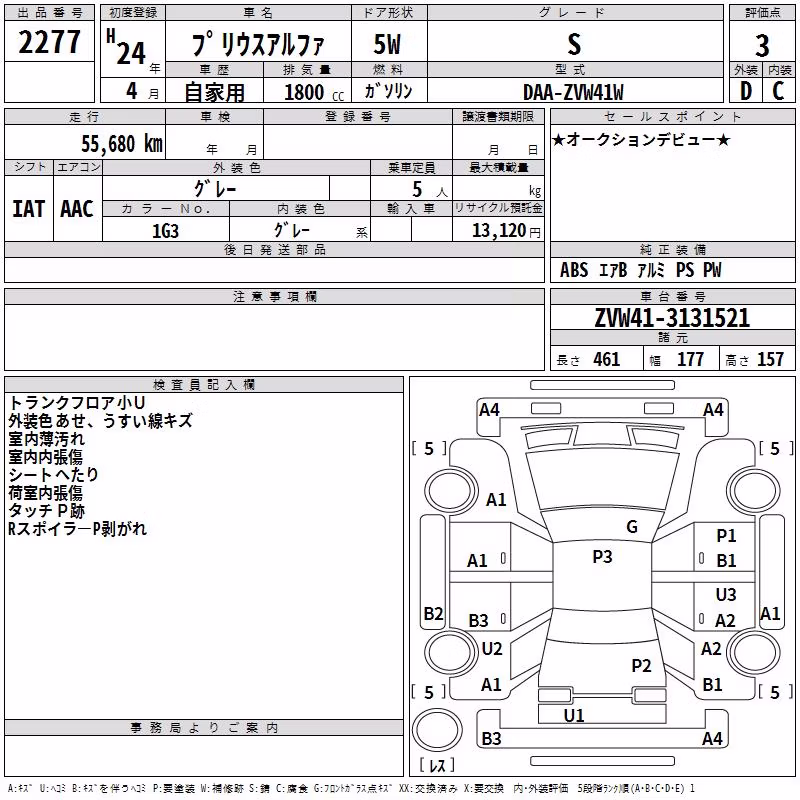 TOYOTA PRIUS ALPHA