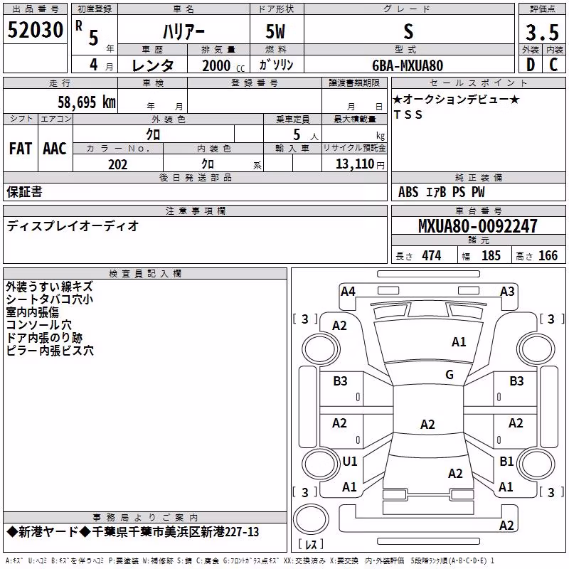 TOYOTA HARRIER