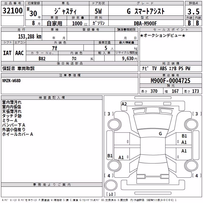 SUBARU JUSTY