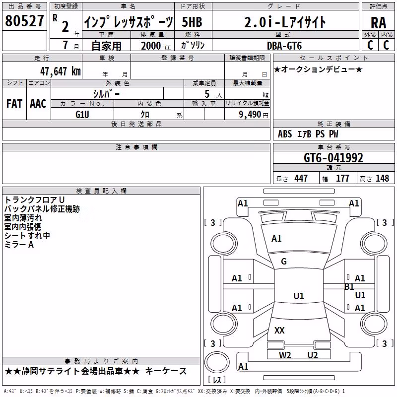 SUBARU IMPREZA