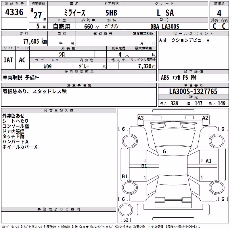 DAIHATSU MIRA E:S