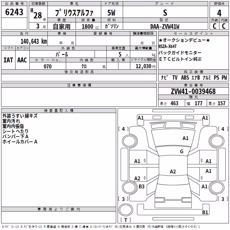 TOYOTA PRIUS ALPHA