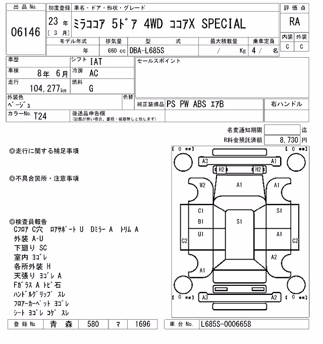 DAIHATSU MIRA COCOA