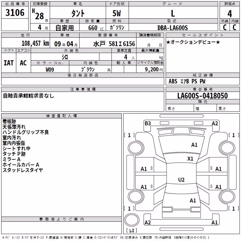 DAIHATSU TANTO