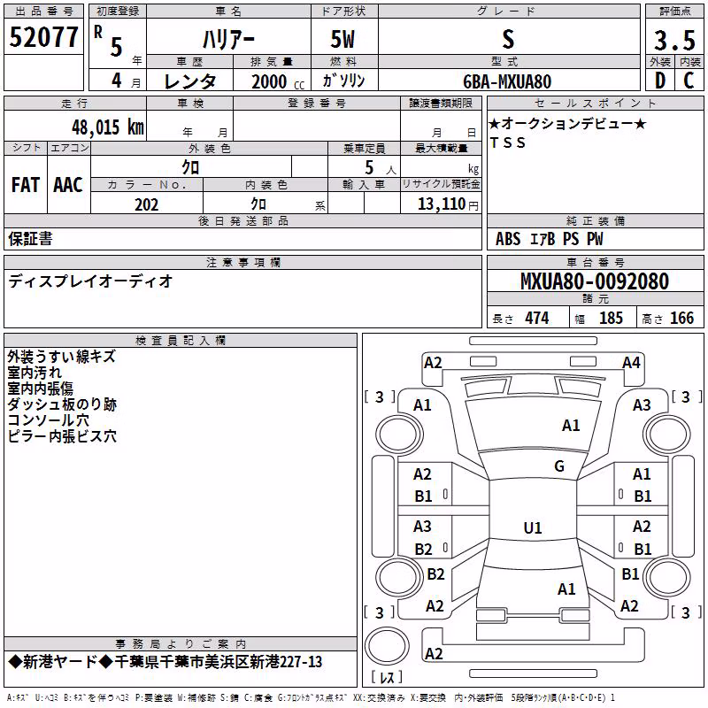 TOYOTA HARRIER