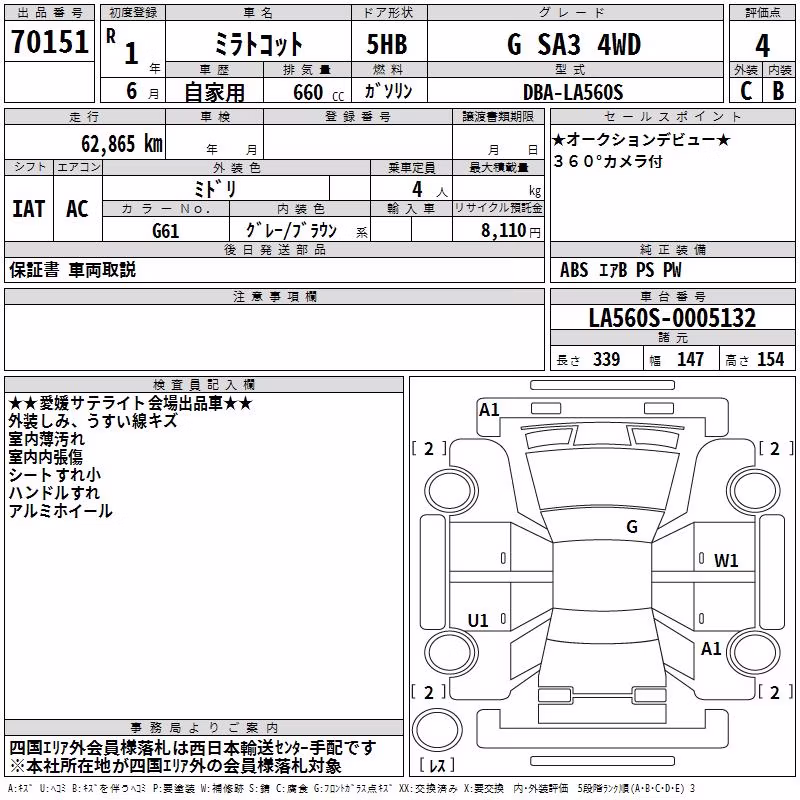 DAIHATSU MIRA TOCOT