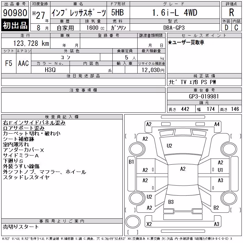 SUBARU IMPREZA