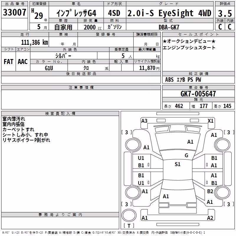 SUBARU IMPREZA