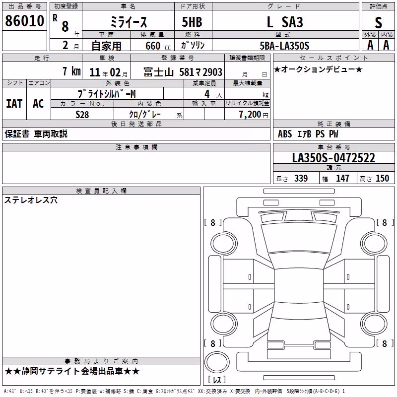 DAIHATSU MIRA E:S