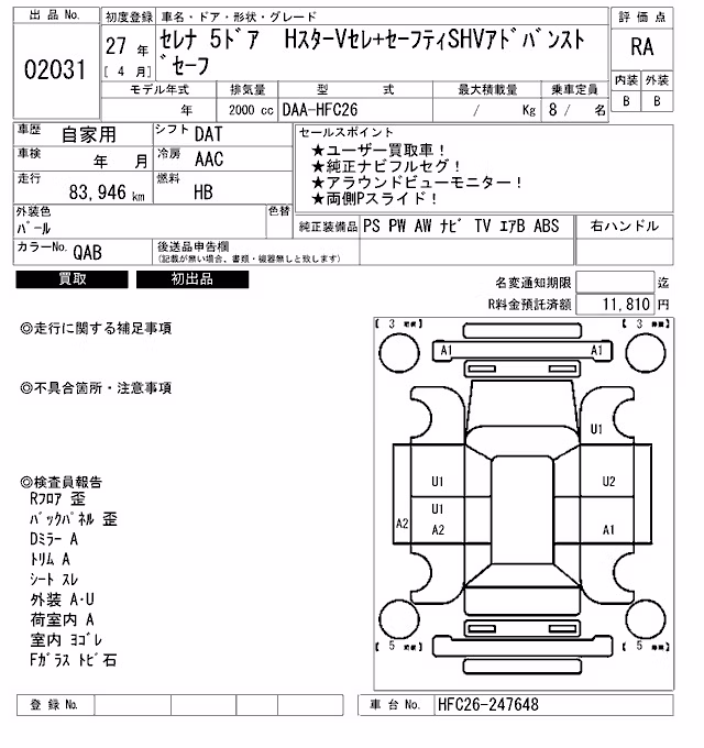 NISSAN SERENA