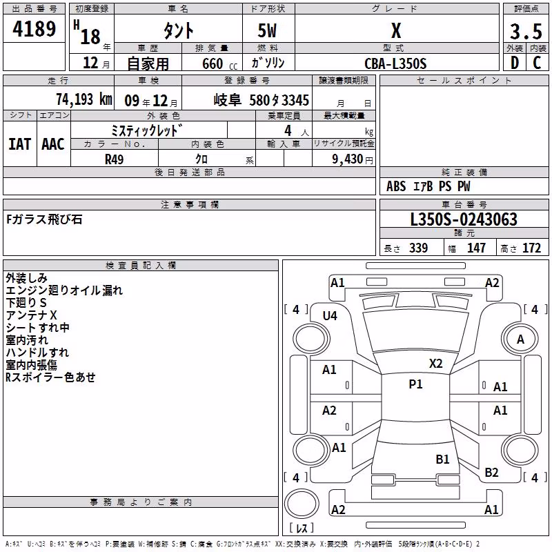 DAIHATSU TANTO