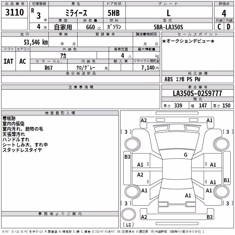 DAIHATSU MIRA E:S