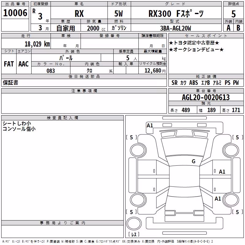 LEXUS RX300