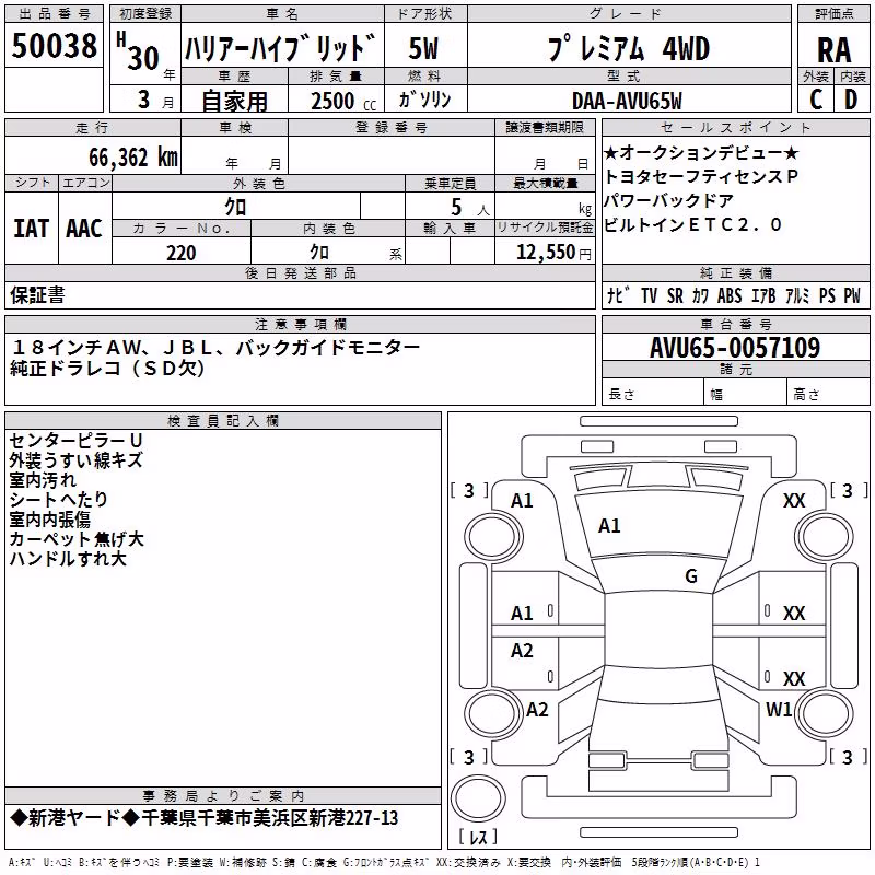 TOYOTA HARRIER