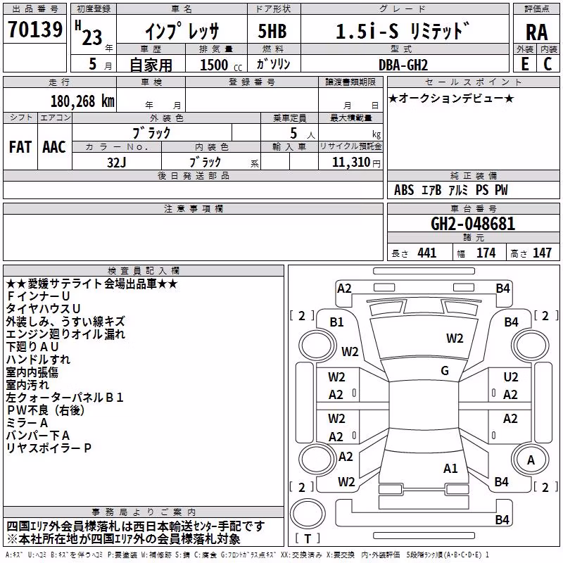SUBARU IMPREZA