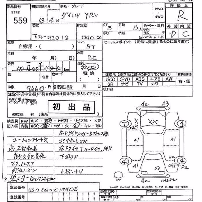 DAIHATSU YRV