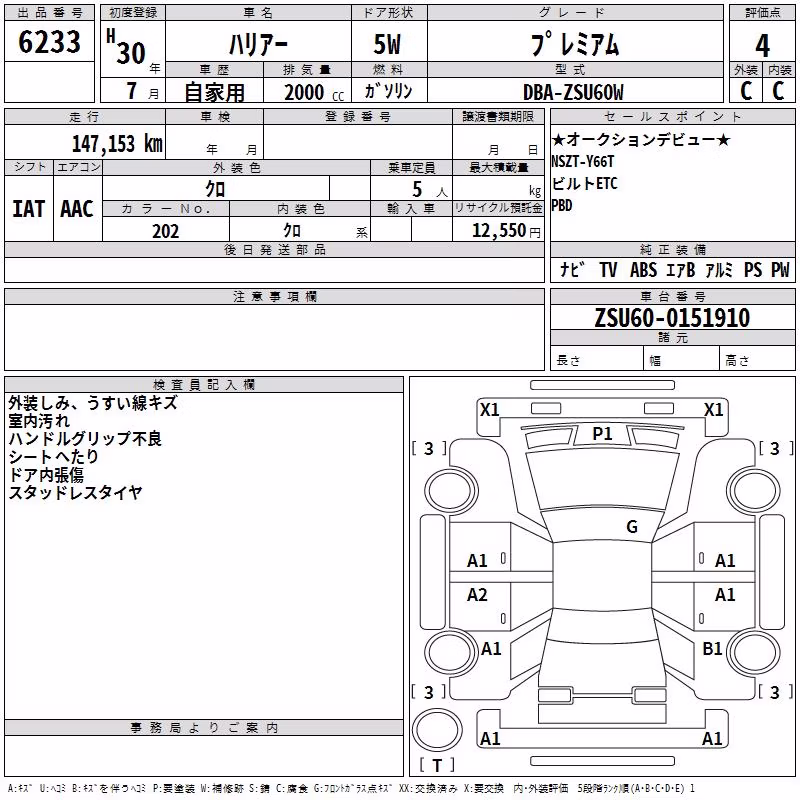 TOYOTA HARRIER