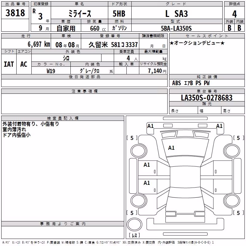 DAIHATSU MIRA E:S