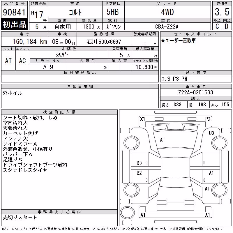 MITSUBISHI COLT