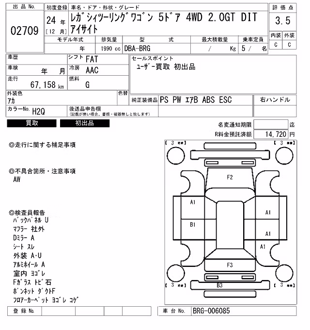 SUBARU LEGACY