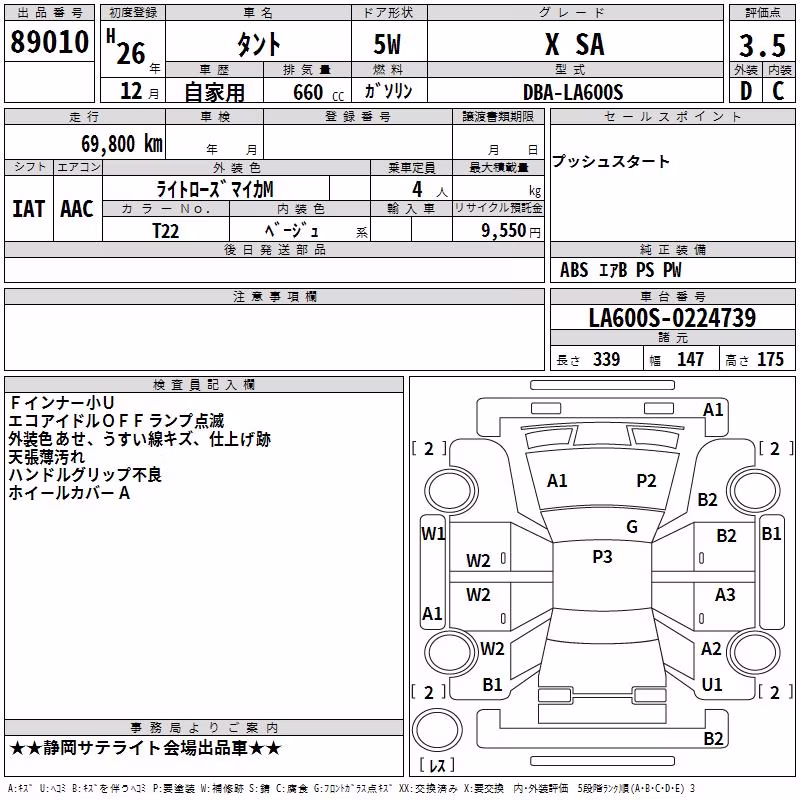 DAIHATSU TANTO