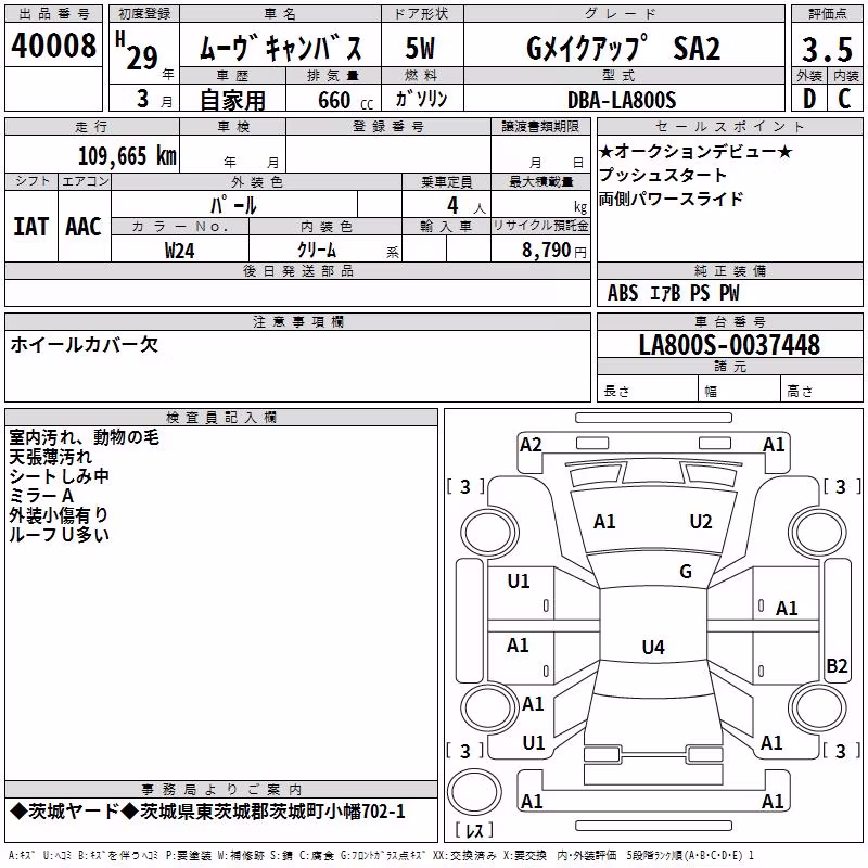 DAIHATSU MOVE CANBUS