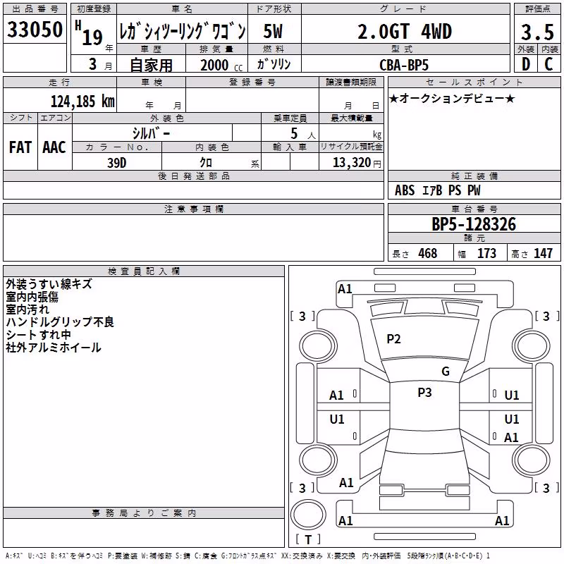 SUBARU LEGACY