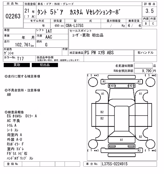 DAIHATSU TANTO