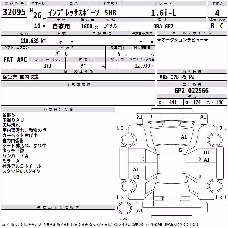 SUBARU IMPREZA