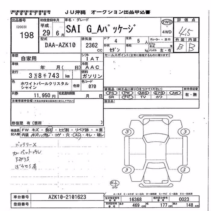 TOYOTA SAI