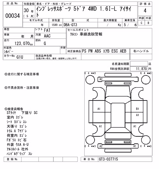 SUBARU XV