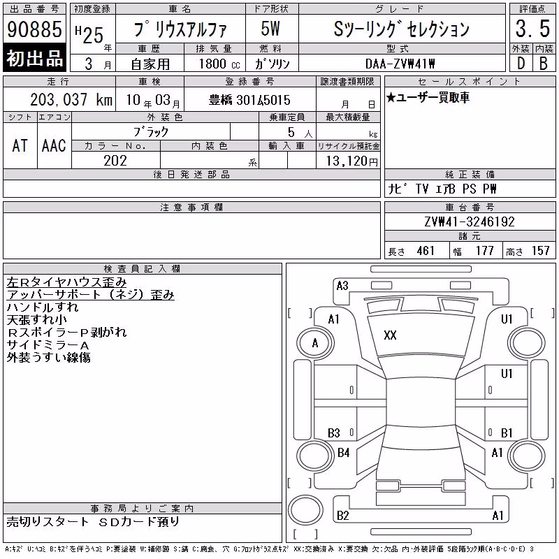 TOYOTA PRIUS ALPHA