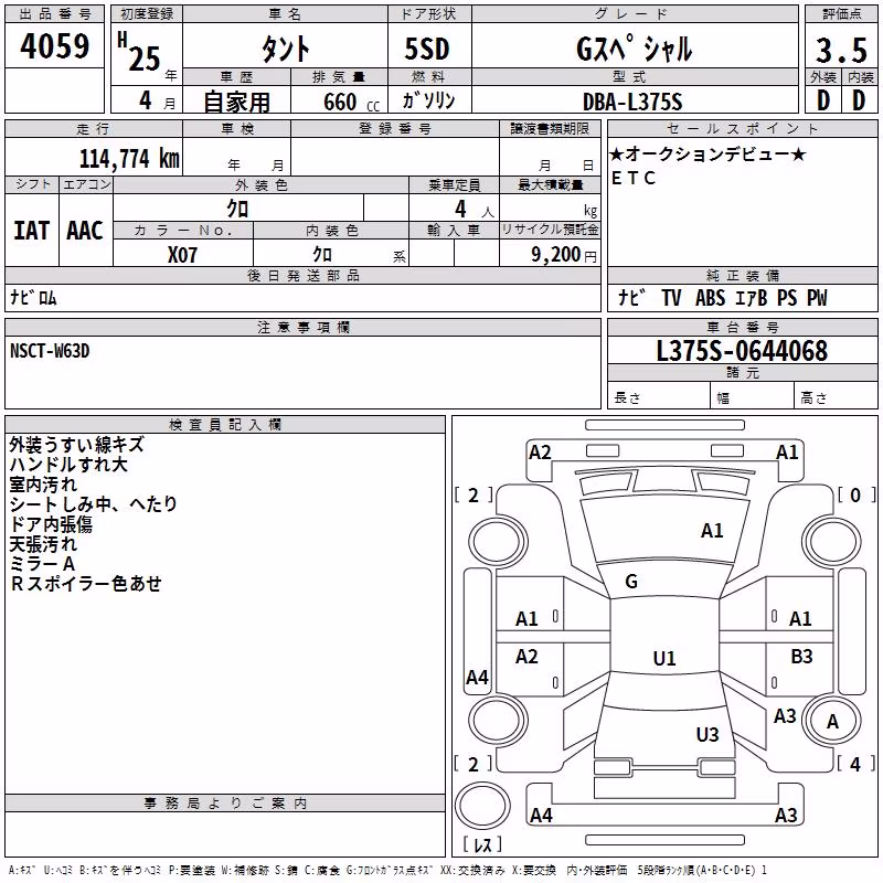DAIHATSU TANTO