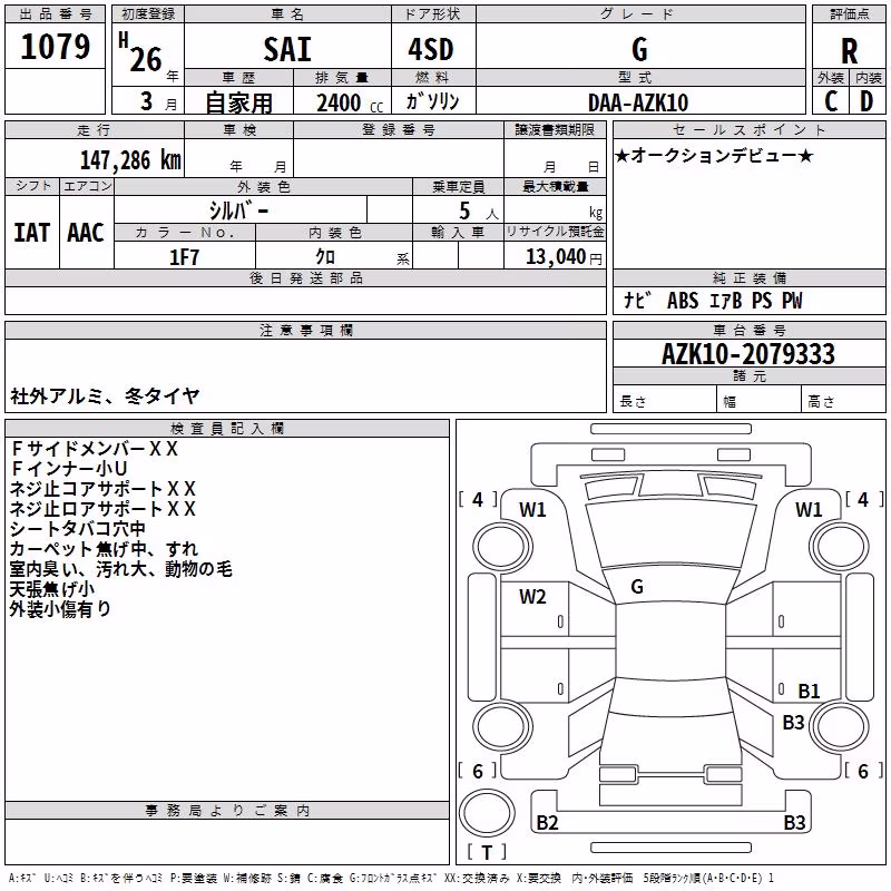 TOYOTA SAI