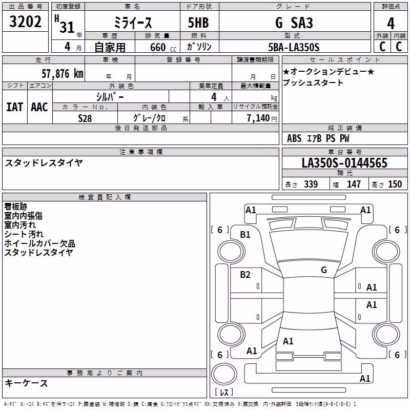 DAIHATSU MIRA E:S