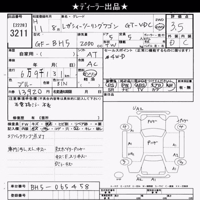 SUBARU LEGACY