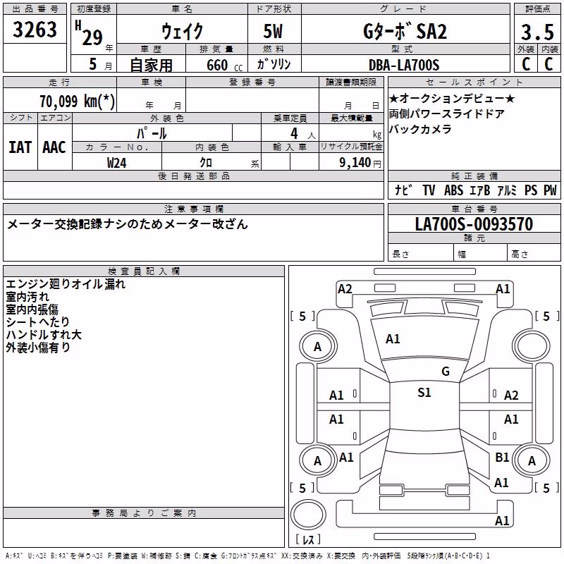 DAIHATSU WAKE