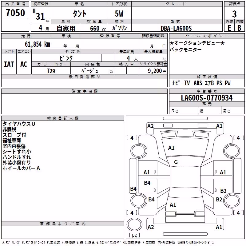 DAIHATSU TANTO