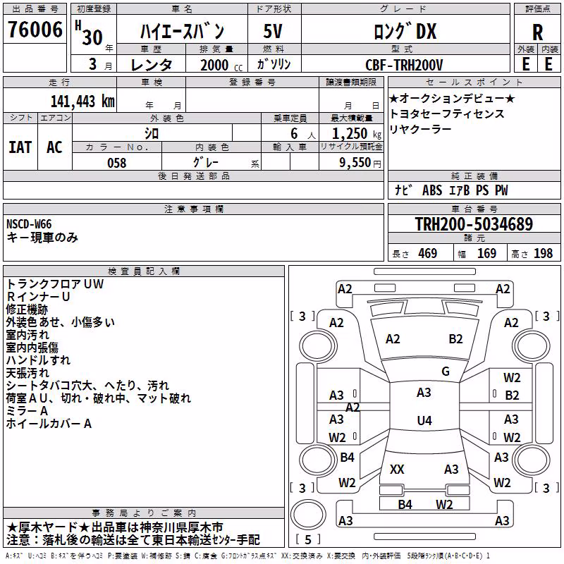TOYOTA REGIUS ACE