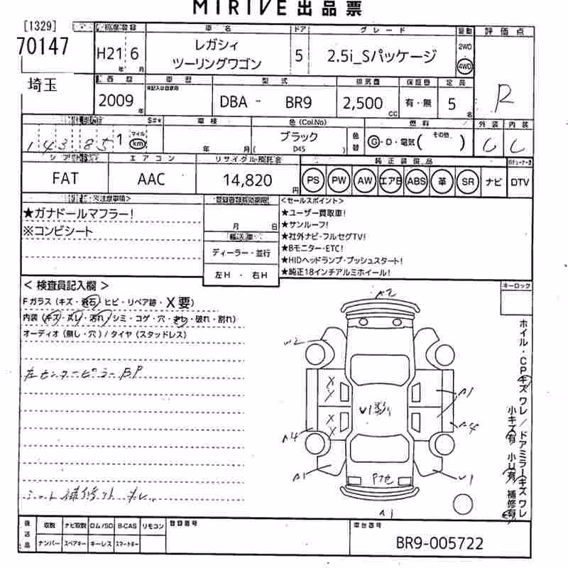 SUBARU LEGACY