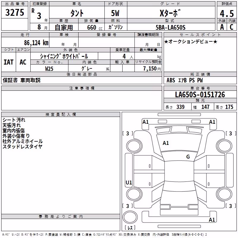 DAIHATSU TANTO