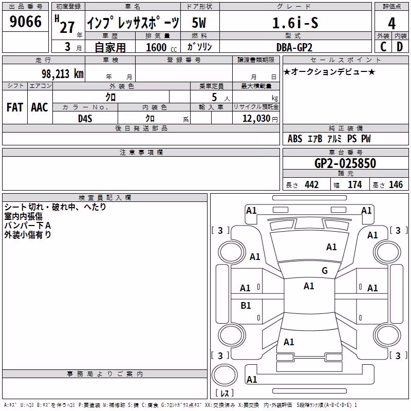 SUBARU IMPREZA